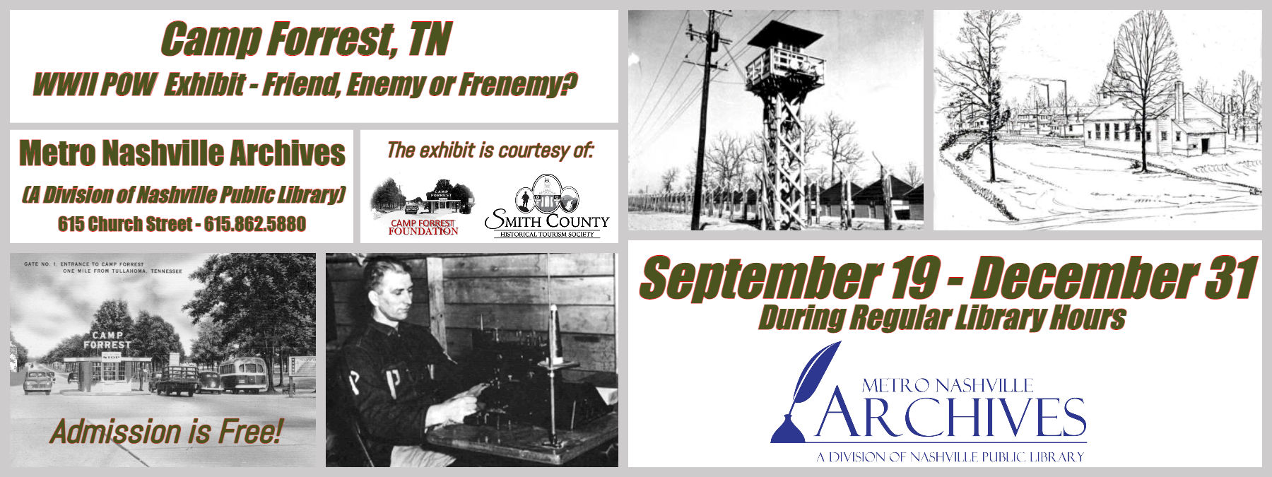 Camp Forest, TN WWII POW Exhibit